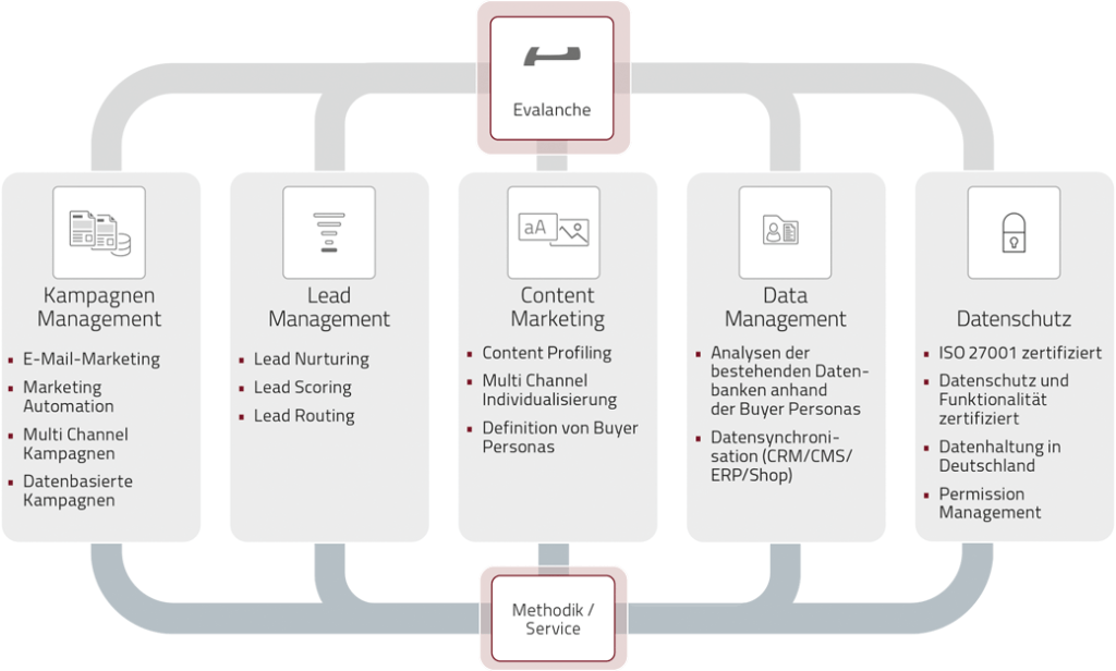Lead Management Prozesses in der Email Marketing Software Evalanche